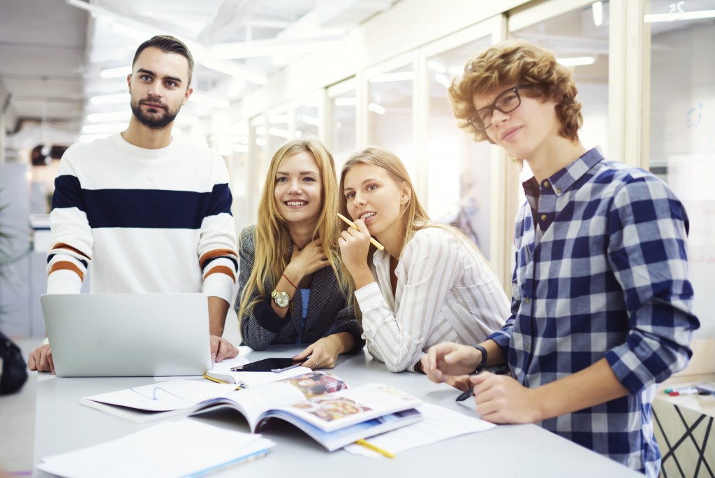 employees working