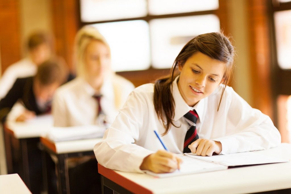 students in a classroom