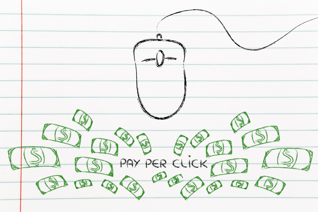 pay per click concept